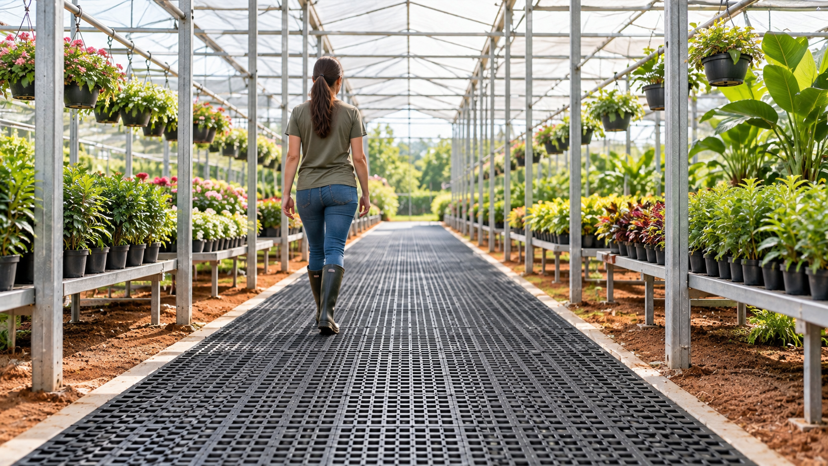 Greenhouse Walkway